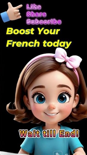 Boost ur French# french#learn french with english translation#pronunciation guide