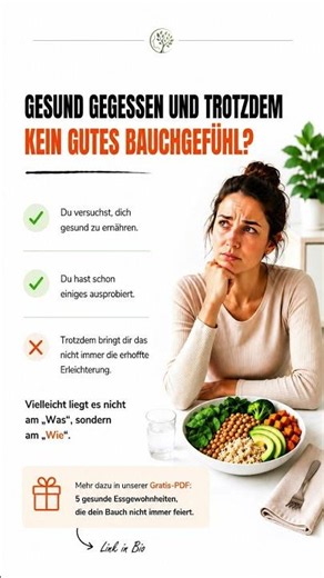 Ich esse doch gesund! Warum geht es meinem Bauch nicht besser?