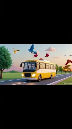 Wheels On The Bus | Vivid Nest 3D