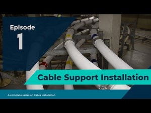 UNDERGROUND CABLE | Cable Support Installation | XLPE
