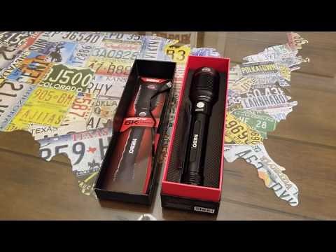NEBO TOOLS REDLINE 6K FLASHLIGHT REVIEW (6000 LUMENS Plus a POWERBANK)
