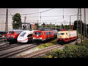 Modern Modelrailway with some special signaling