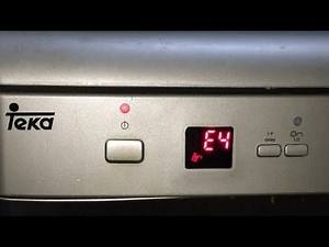 ERROR E4 - Avería lavavajillas Teka (LP7840), Solución. [Dishwasher fault, Solution].