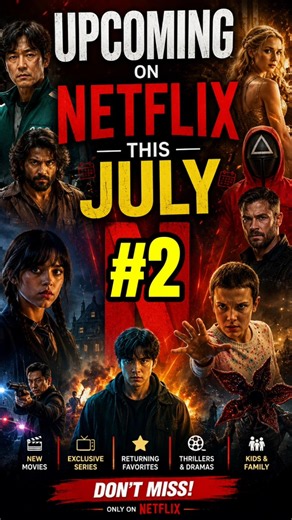 Upcoming Netflix Movies & Web Series This July 2026 | Netflix July Releases