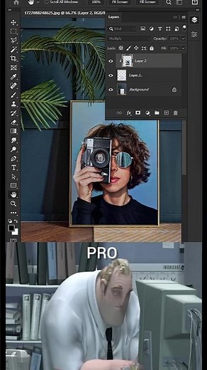How to warp realistically using the Distort tool in Photoshop #photoshop #shorts
