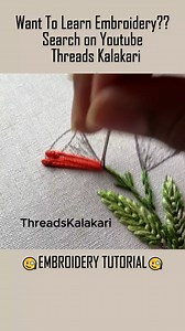 Hand embroidery FLOWER Designs For Beginners #reel #handembroidery #flowerembroidery #embroiderydesigns #embroiderytutorial #embroidery #embroiderydesign #embroiderytips #handembroideryvideo #handembroideryartist #reelviral #diycrafts #diyprojects #threadskalakari | ThreadsKalakari