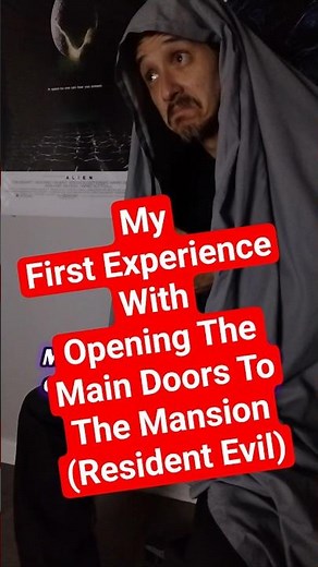 First Experience With Opening The Main Doors To The Mansion #residentevil #nostalgia #nostalgic