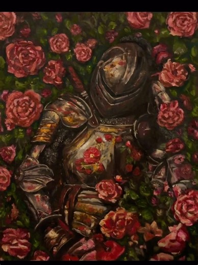 Step by step oil painting #oilpainting #art #artist #medieval #knight #shorts