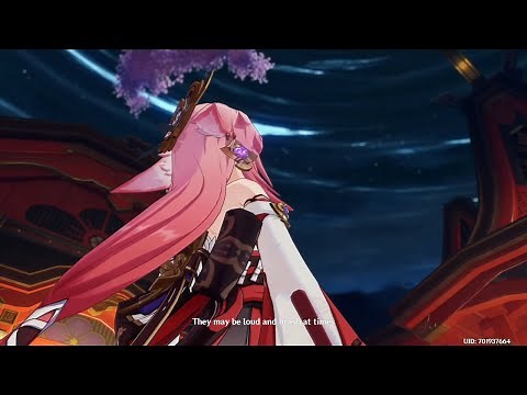 The Yae Miko "Hyakkiyakou' Youkai Ceremony Full Cutscene | Genshin Impact 2.5