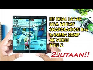 DULU 10 JUTA!! Sekarang Cuma 2 JUTAAN HP Android Dual Screen Bisa Dilipat??