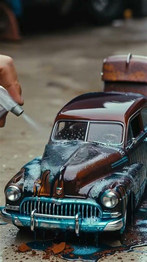 1963 mini vintage Chevrolet Impala car restoration 🚗🚙 #cars #automobile #carrestorationproject