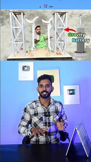 Inspire Award Idea 2024 | How to Make Gravity Battery Project #shorts #freeenergy #electricity