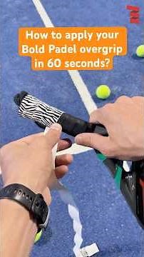 How to Apply Your Bold Overgrip (Quick & Easy in 60 Seconds!) | Padel Grip Tutorial