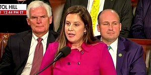 Dems boo as Elise Stefanik cites Jim Jordan's wrestling days in nomination for speaker