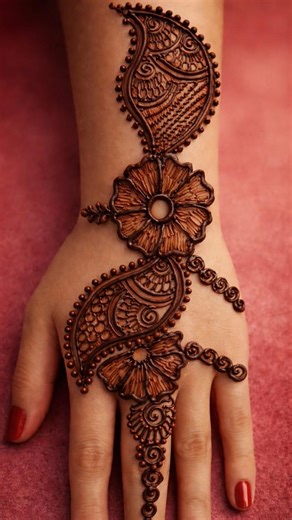 Latest Arabic Mehendi Design 2026 | Stylish Back Hand Floral Mehndi Design