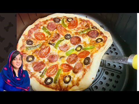 AIR FRYER PIZZA | TAKE YOUR AIR FRYER TO ANOTHER LEVEL | PIZZA IN 5 MINUTES