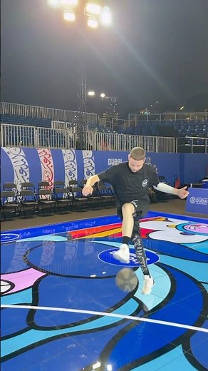 Professor Pulls Off Mind Blowing Dribble Combo in Dubai to Reveal RedBull World Finals LED Court
