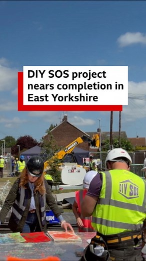 An ambitious DIY SOS project to build a new youth centre is nearing completion in East Yorkshire! | BBC East Yorkshire