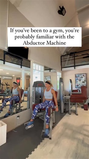 Lisa Raleigh on Instagram: "If you’ve ever set foot in a gym, you’ve probably met the infamous abductor machine 😉 You sit, you push your legs out, you stare at the wall… And that’s about it! 🤔 It isolates your outer thighs with very static, very controlled movement… It’s bulky, wildly expensive (costing around R20,000 each! 😱), & let’s be real… Painfully boring! 😴 This is where rebounding absolutely steals the show! 🤩 Because you can target the exact same outer-thigh muscles (& so much MORE