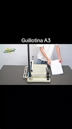 Guillotina Manual A3: Cortes Perfectos en Metal