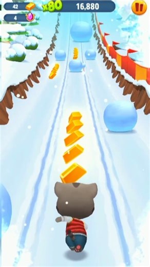 ❄️ Ice Level Unlocked! Thief Defeated in Tom Gold Run 🐱🔥#gaming #shorts #shortsfeed #tomgoldrun