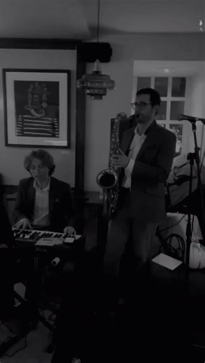 Playing with Tim Lallemant at Leith Jazz and Blues Festival! 🎷 🎹 #saxophone #sax #saxplayer #gigs #jazzduo