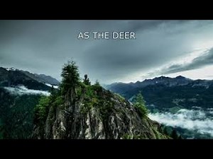 As The Deer I Piano Instrumental Hymn with Lyrics I Key of C