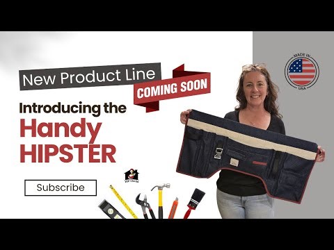 Introducing the Handy HIPSTER™ Apron – The Ultimate Tool Belt for Women Who DIY