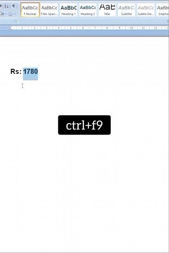 Convert Numbers to Text in MS Word Instantly! 📝✨ #shorts #mswords