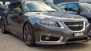 【二十七分之一的禾希车】坐标瑞士的一台萨博9-5NG Sportcombi Biopower旅行车