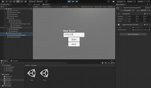 Data persistence between scenes does not work on my input field
