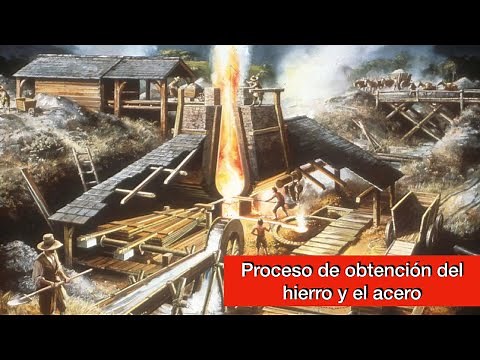 Proceso de obtención del hierro y el acero