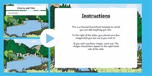 Water Theme PowerPoint Background