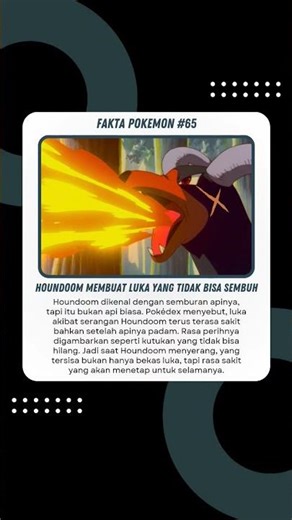 Houndoom Membuat Luka Yang Tidak Bisa Sembuh
