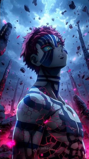 Akaza — Destructive Art Unleashed | Sereno Phonk Edit, Demon Slayer, The Upper Rank Three