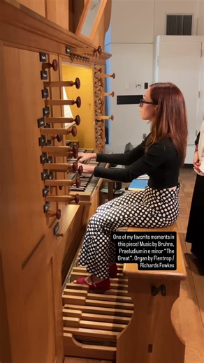 Live: Bruhns e minor "The Great" on RF organ #pipeorgan #music #baroquemusic #organist #earlymusic