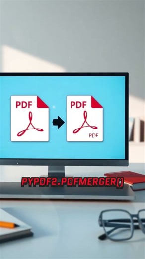 Day 9: Merge PDFs with Python 📂➡️📄|Day 9|Python Automation Series 👇|Python Knowledge📑