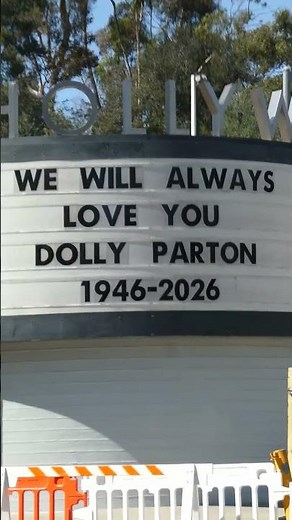 Andrea Bocelli Romanza Marquee & We Will Always Love You Dolly Parton Marquees Hollywood Bowl LA CA