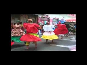 Gwo Ka et danseuse - Pointe à Pitre - Guadeloupe