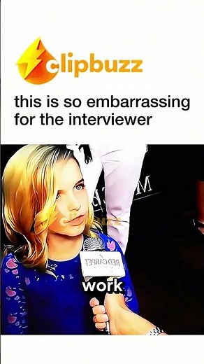 this is so embarrassing for the interviewer! 🤣
