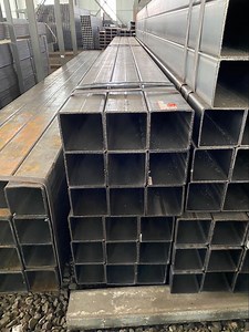 [Hot Item] Q195 A36 Carbon Steel Pipe Square Hollow Tube 80*40 Black Iron Pipe Price