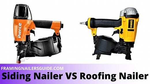 Siding Nailer vs Roofing Nailer: Key Differences Explained