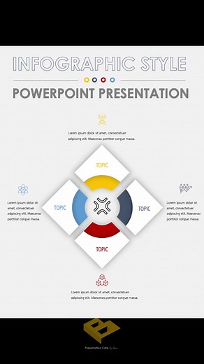 Designing a Compelling 4 Options Infographic Slide Presentation