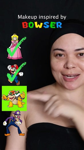 ‘BOWSER’ Super Mario Makeup Transformation 💛 #TheSuperMarioGalaxyMovie #illusionmakeup #crazymakeup