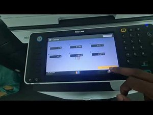 Ricoh MP C2011 Printer: How to Access and Print the Configuration Page
