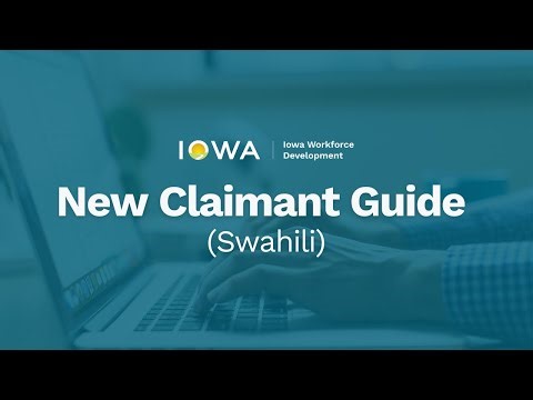 Iowa Workforce Development - Unemployment Guide for Claimants - Swahili