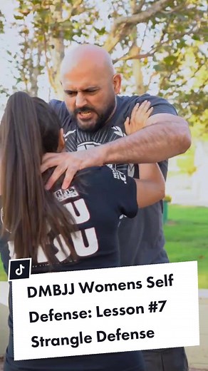 Lesson #7: Strangle Defense #sexualassultawareness #sexualassaultsurvivors #womenselfdefense #selfdefensetechniques #jiujitsu #foryou #martialart