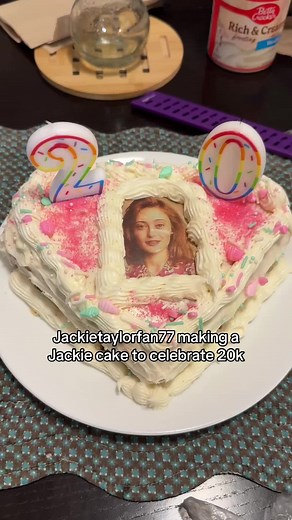 Jackie Taylor Cake Celebration for 20k Fans