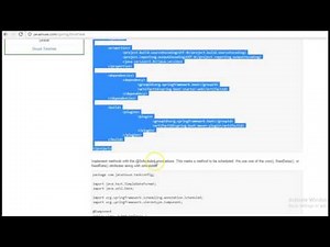 Spring Boot + Task Scheduler Hello World Example