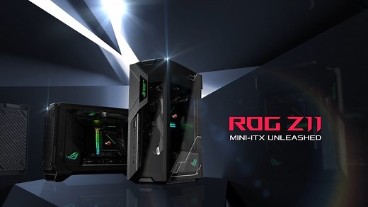 Introducing the ROG Z11. This premium Mini-ITX/-DTX case is designed for compact form factors by delivering advanced cooling for high-powered components through a patented 11° tilt design and optimized airflow. See your next compact case here: ph.rog.gg/Z11 | ASUS Republic of Gamers